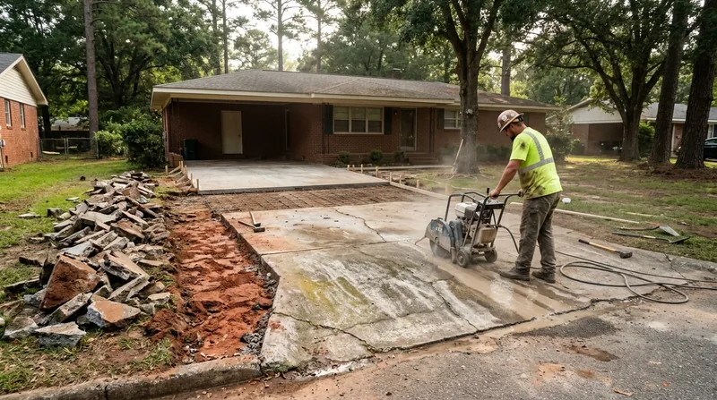 Concrete Removal & Replacement Montgomery