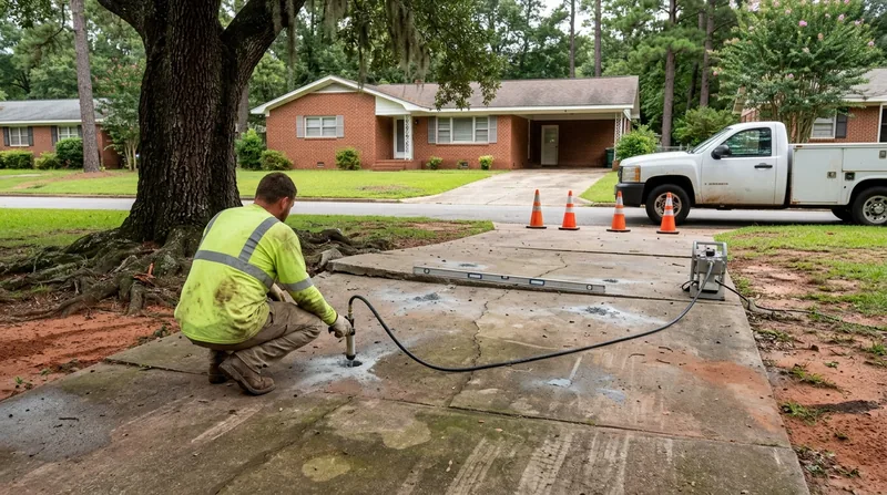 Concrete Leveling & Slab Lifting Montgomery